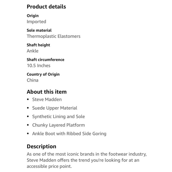 NIB Steve Madden Searches 8.5M Sand Suede Block Heel Ankle Boots - Picture 10 of 11